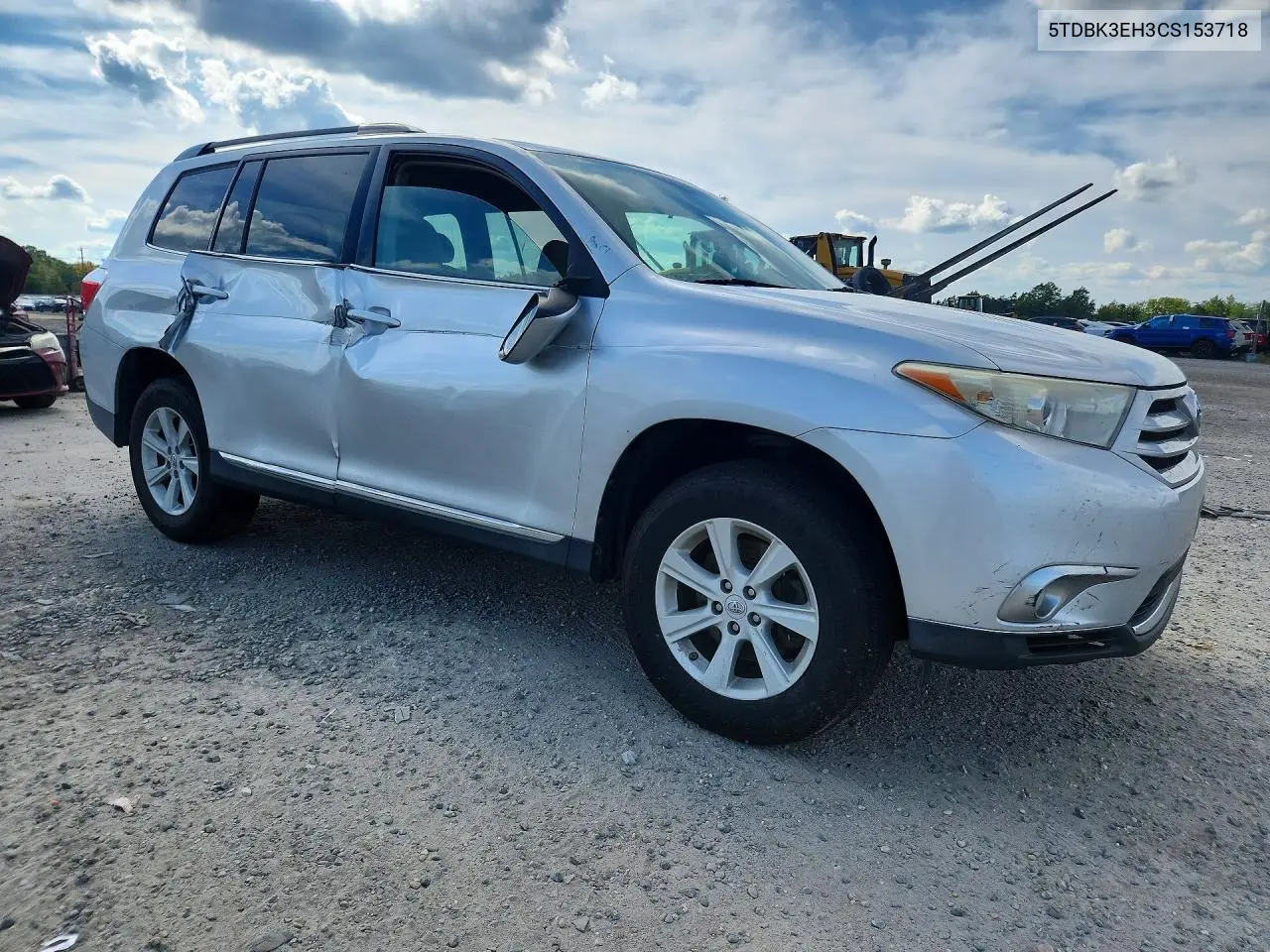 2012 TOYOTA HIGHLANDER VIN 5TDBK3EH3CS153718 — фото 4