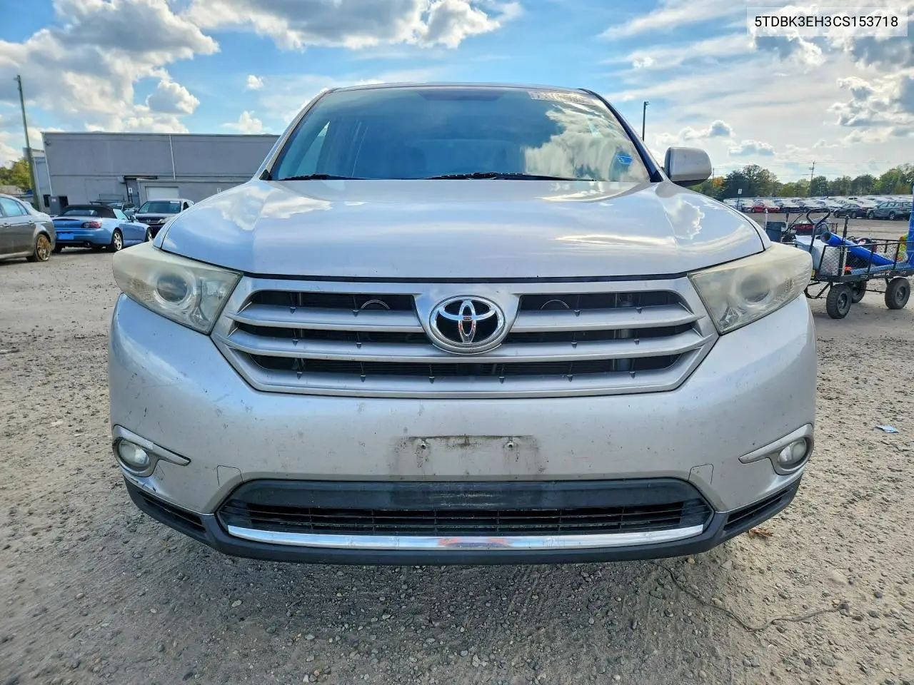 2012 TOYOTA HIGHLANDER VIN 5TDBK3EH3CS153718 — фото 5