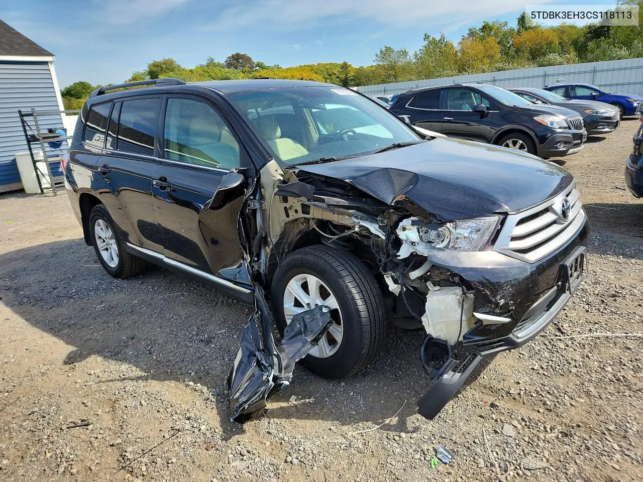 2012 TOYOTA HIGHLANDER VIN 5TDBK3EH3CS118113 — фото 4