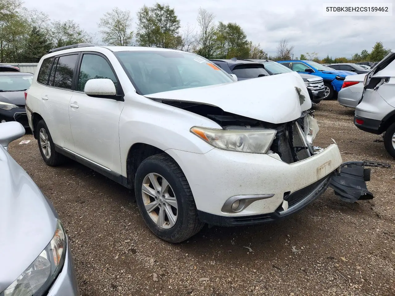 2012 TOYOTA HIGHLANDER VIN 5TDBK3EH2CS159462 — фото 4