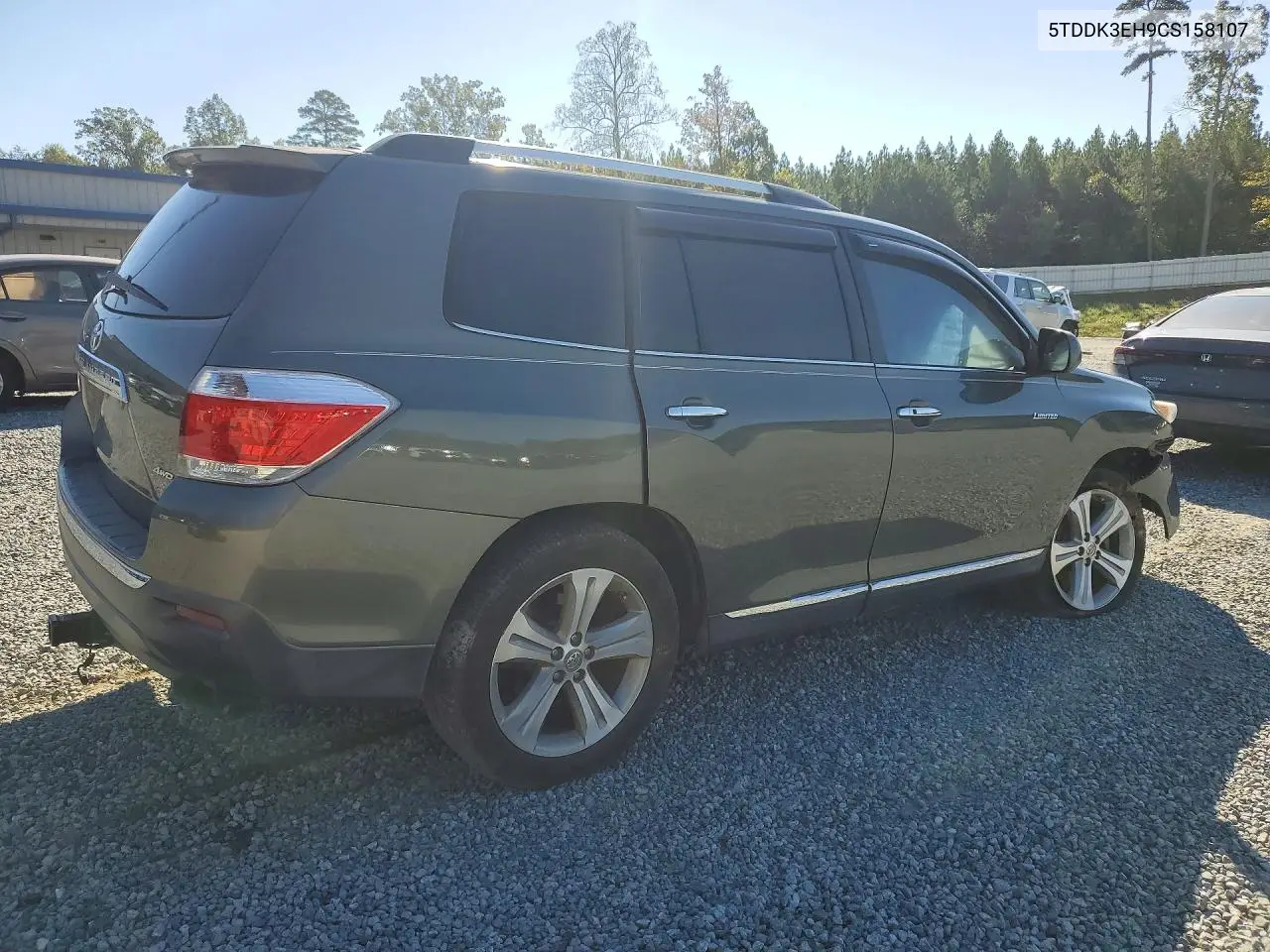 2012 TOYOTA HIGHLANDER VIN 5TDDK3EH9CS158107 — фото 3