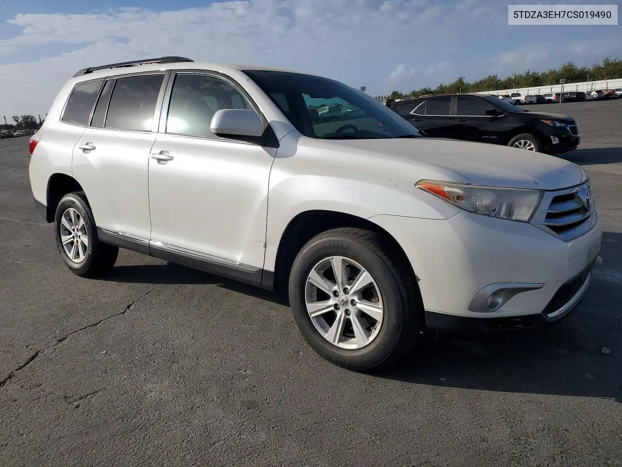 2012 TOYOTA HIGHLANDER VIN 5TDZA3EH7CS019490 — фото 4