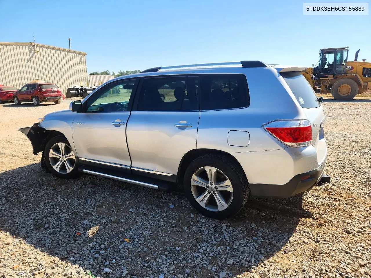 2012 TOYOTA HIGHLANDER VIN 5TDDK3EH6CS155889 — фото 2