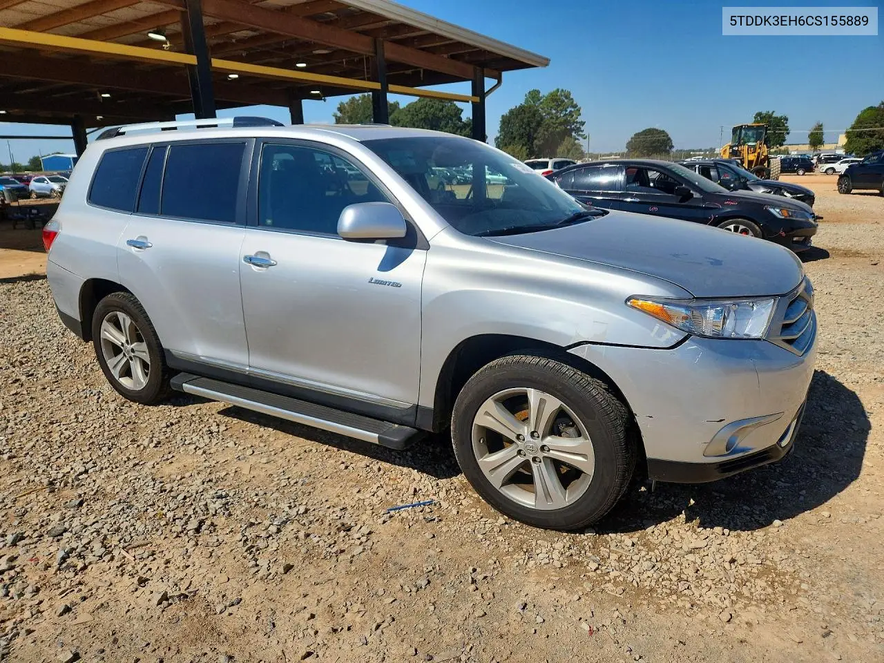 2012 TOYOTA HIGHLANDER VIN 5TDDK3EH6CS155889 — фото 4