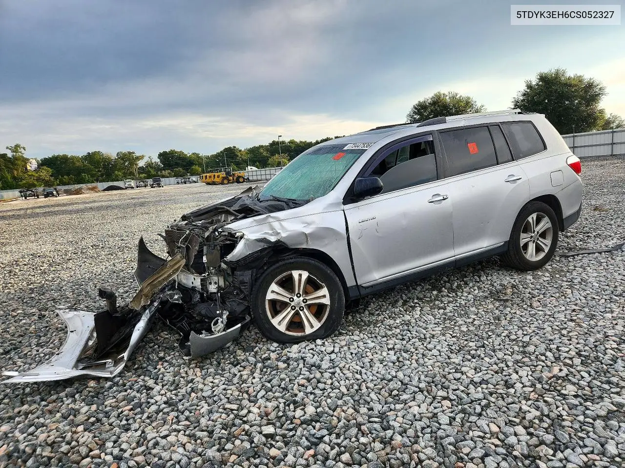 TOYOTA HIGHLANDER 2012, VIN 5TDYK3EH6CS052327