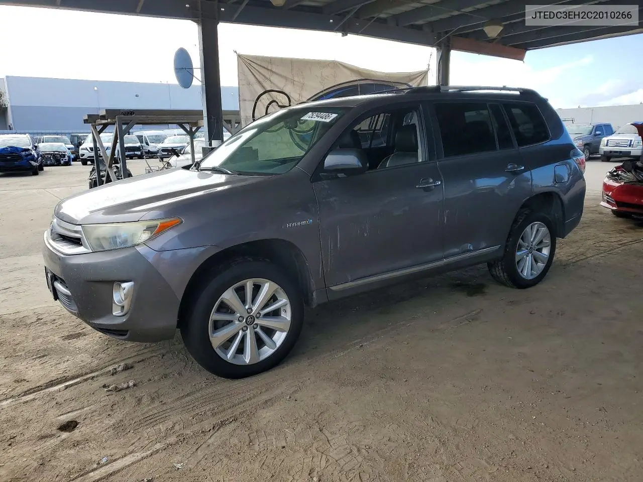 TOYOTA HIGHLANDER 2012, VIN JTEDC3EH2C2010266