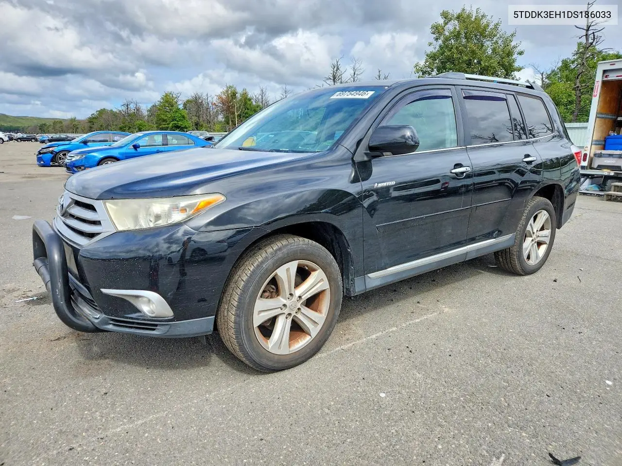 TOYOTA HIGHLANDER 2013, VIN 5TDDK3EH1DS186033