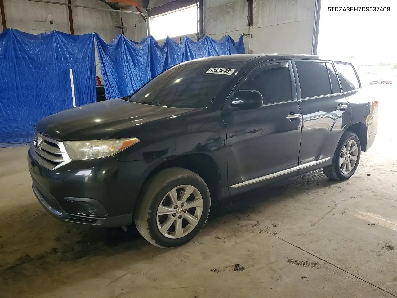 TOYOTA HIGHLANDER 2013, VIN 5TDZA3EH7DS037408