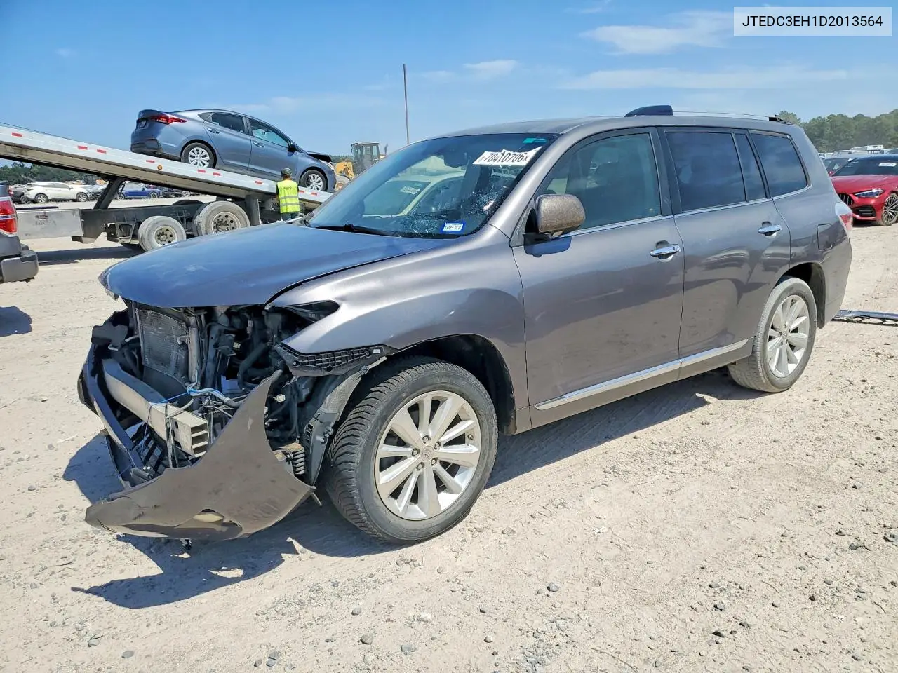 TOYOTA HIGHLANDER 2013, VIN JTEDC3EH1D2013564
