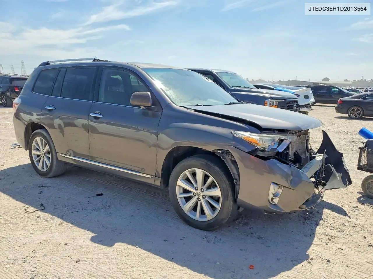 2013 TOYOTA HIGHLANDER VIN JTEDC3EH1D2013564 — фото 4