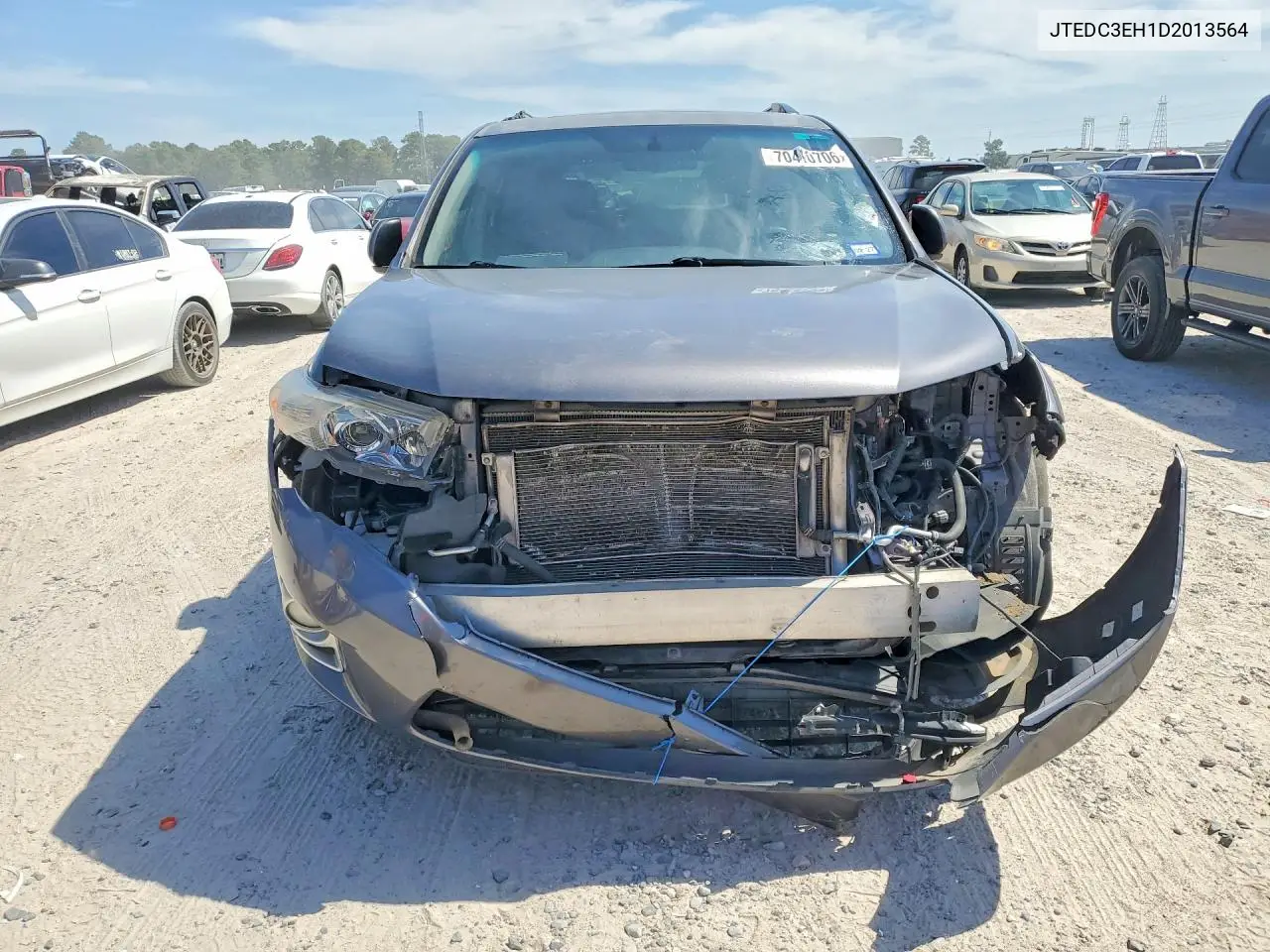 2013 TOYOTA HIGHLANDER VIN JTEDC3EH1D2013564 — фото 5