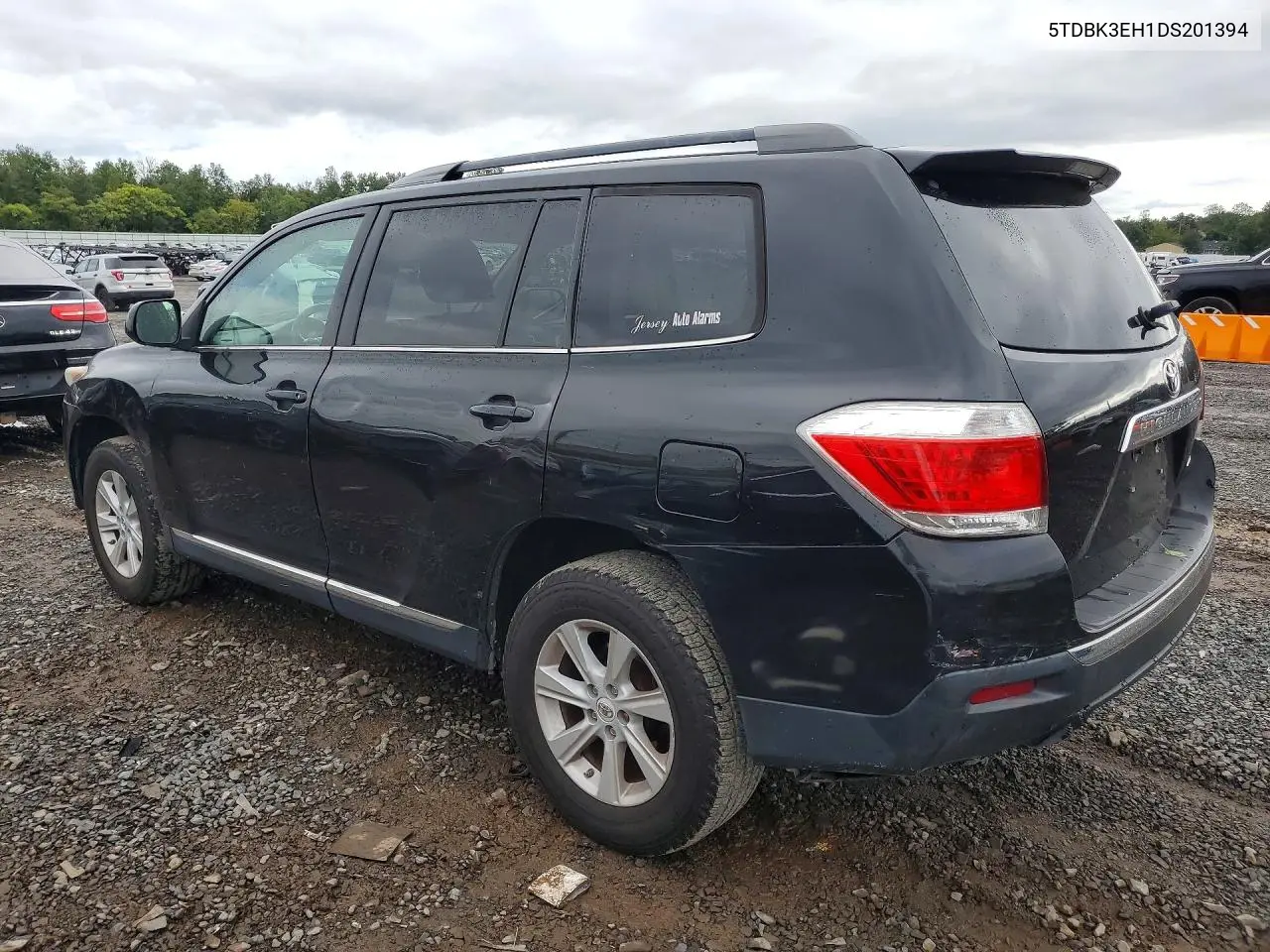 2013 TOYOTA HIGHLANDER VIN 5TDBK3EH1DS201394 — фото 2