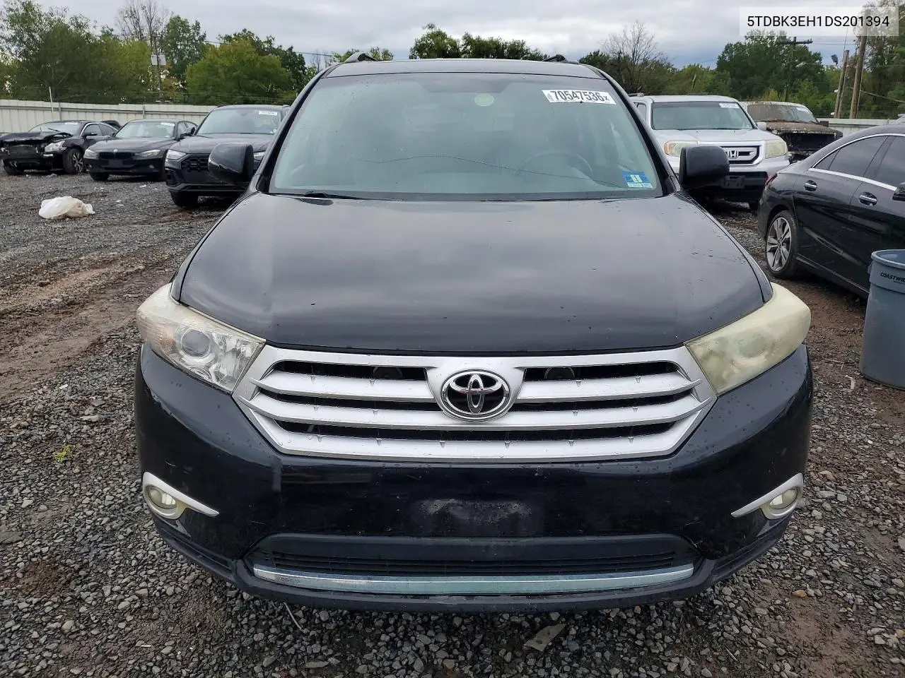 2013 TOYOTA HIGHLANDER VIN 5TDBK3EH1DS201394 — фото 5