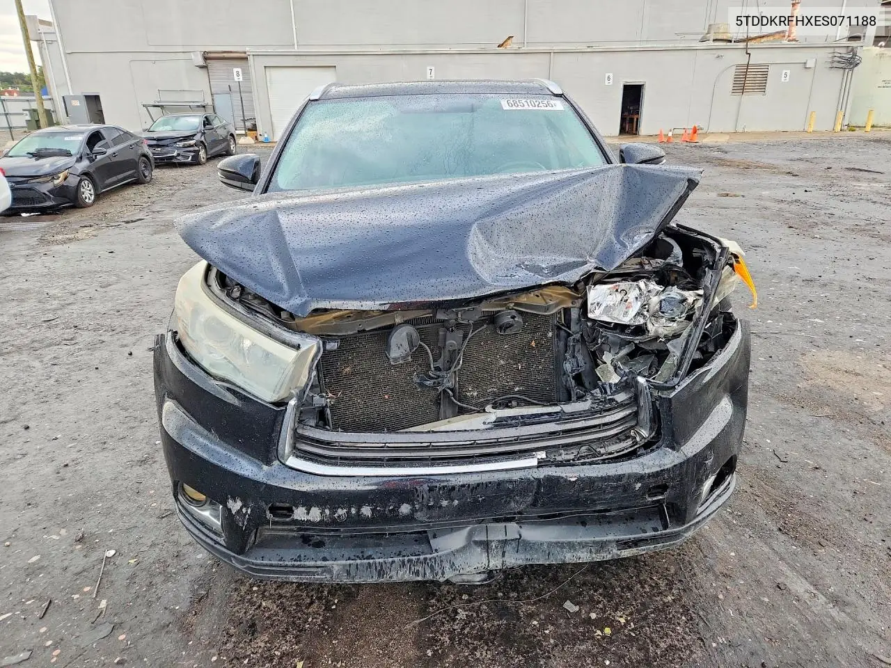 2014 TOYOTA HIGHLANDER VIN 5TDDKRFHXES071188 — фото 5