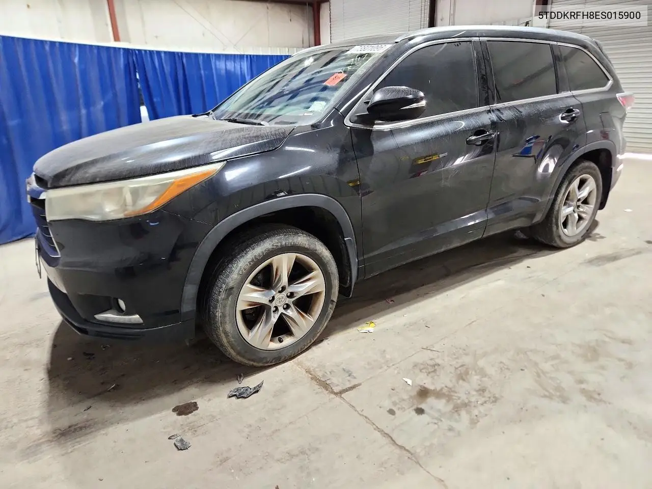 TOYOTA HIGHLANDER 2014, VIN 5TDDKRFH8ES015900