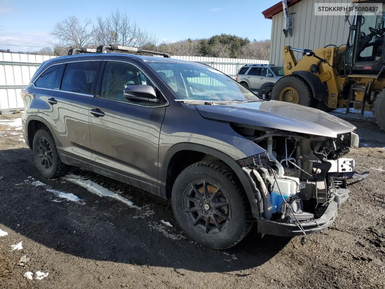 2015 TOYOTA HIGHLANDER VIN 5TDKKRFH5FS080437 — фото 4