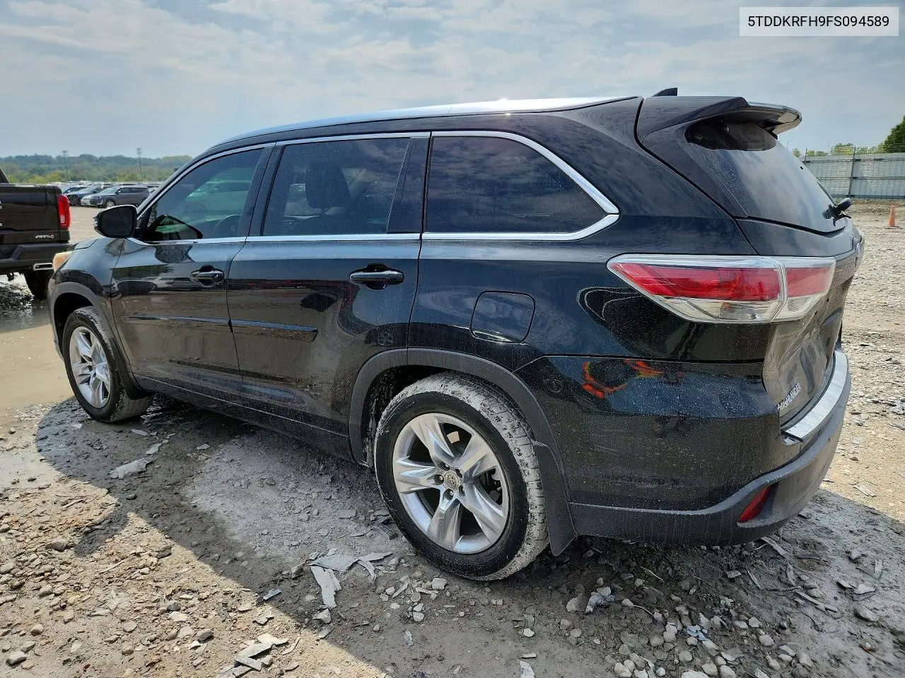 2015 TOYOTA HIGHLANDER VIN 5TDDKRFH9FS094589 — фото 2