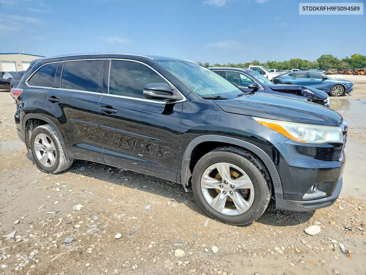 2015 TOYOTA HIGHLANDER VIN 5TDDKRFH9FS094589 — фото 4