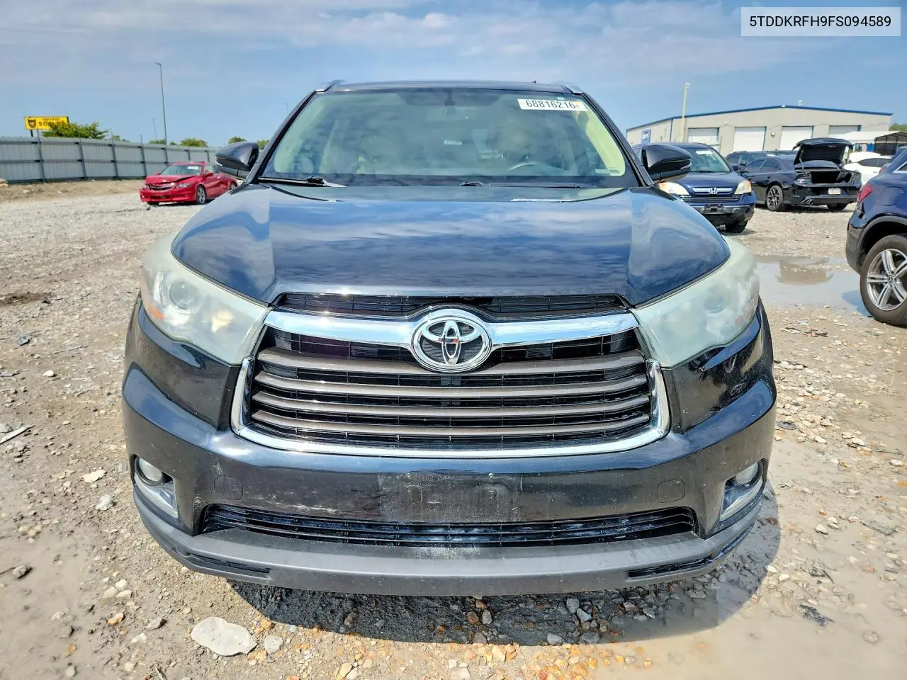 2015 TOYOTA HIGHLANDER VIN 5TDDKRFH9FS094589 — фото 5