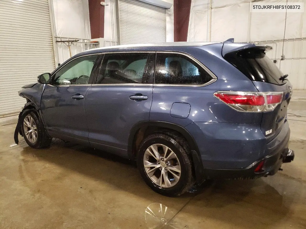 2015 TOYOTA HIGHLANDER VIN 5TDJKRFH8FS108372 — фото 2