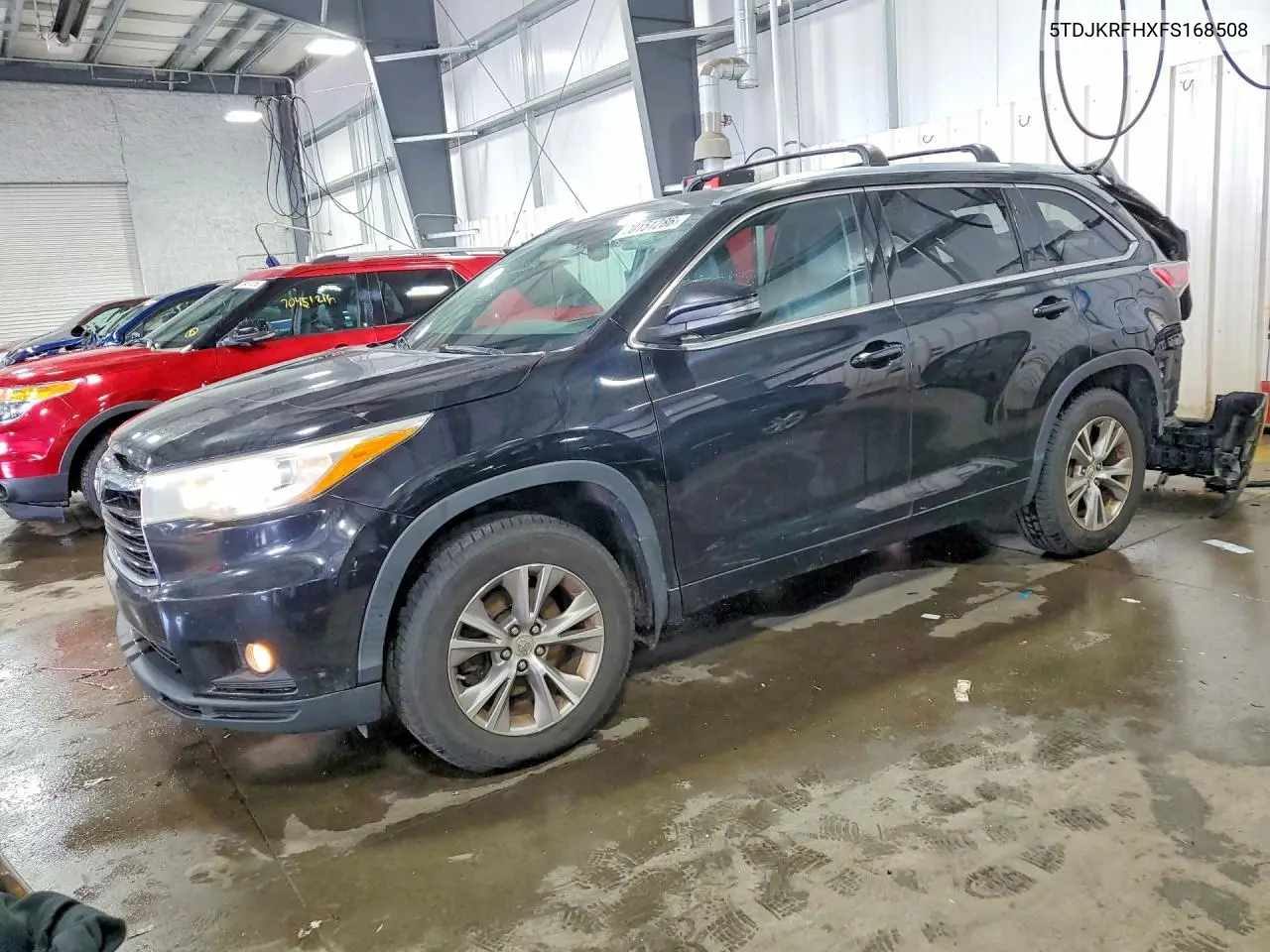 TOYOTA HIGHLANDER 2015, VIN 5TDJKRFHXFS168508