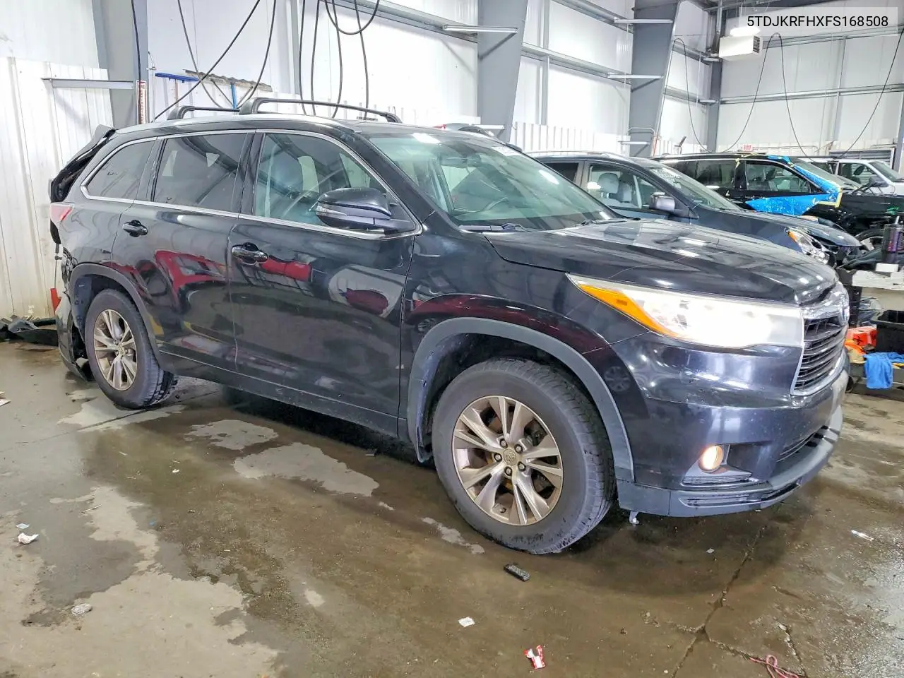 2015 TOYOTA HIGHLANDER VIN 5TDJKRFHXFS168508 — фото 4