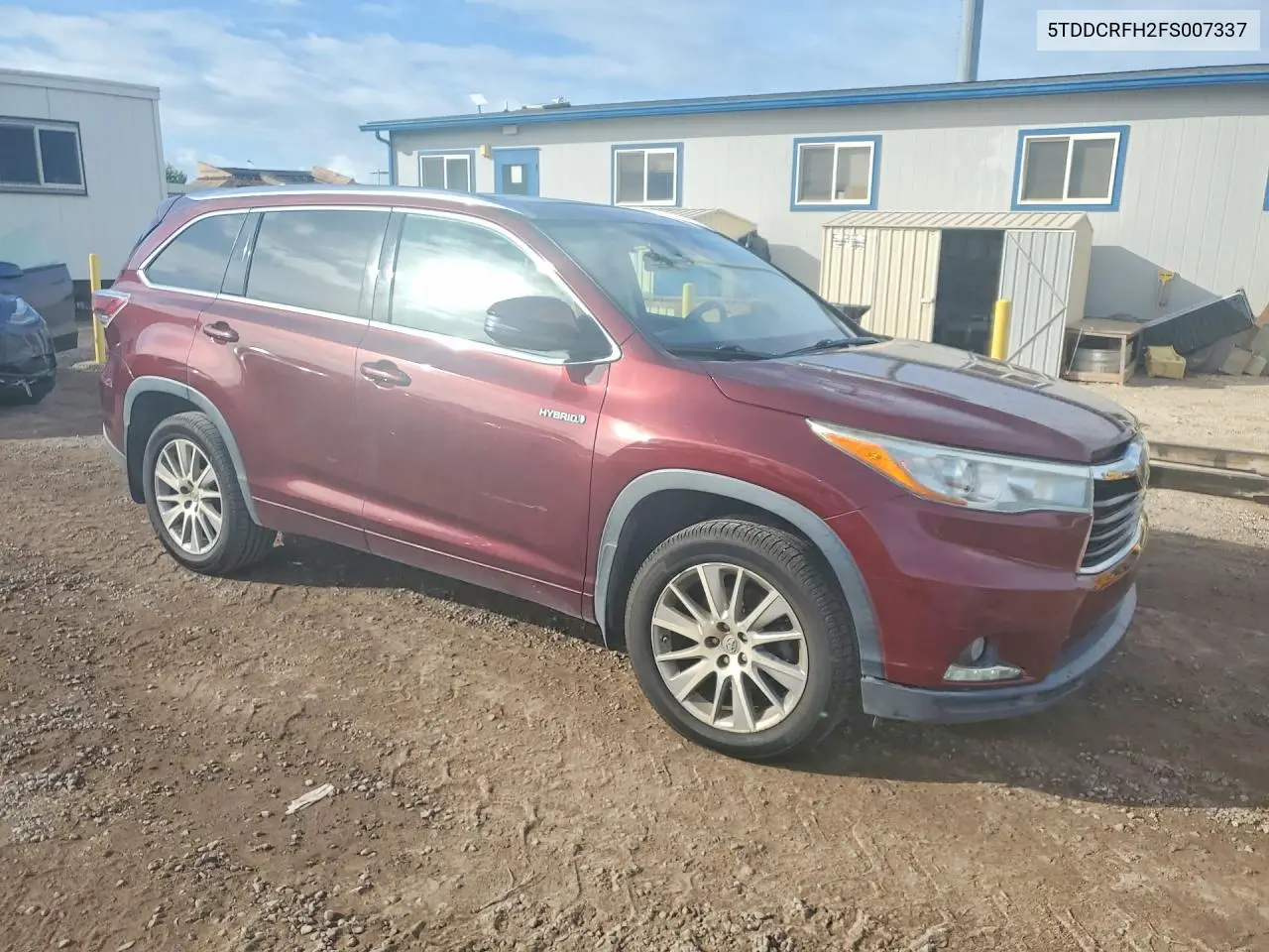 2015 TOYOTA HIGHLANDER VIN 5TDDCRFH2FS007337 — фото 4