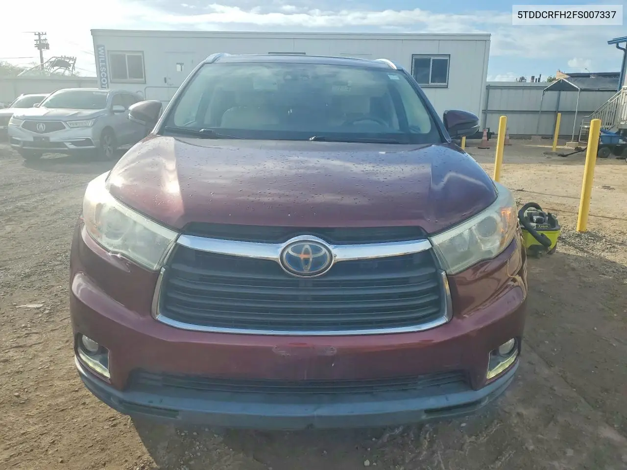 2015 TOYOTA HIGHLANDER VIN 5TDDCRFH2FS007337 — фото 5