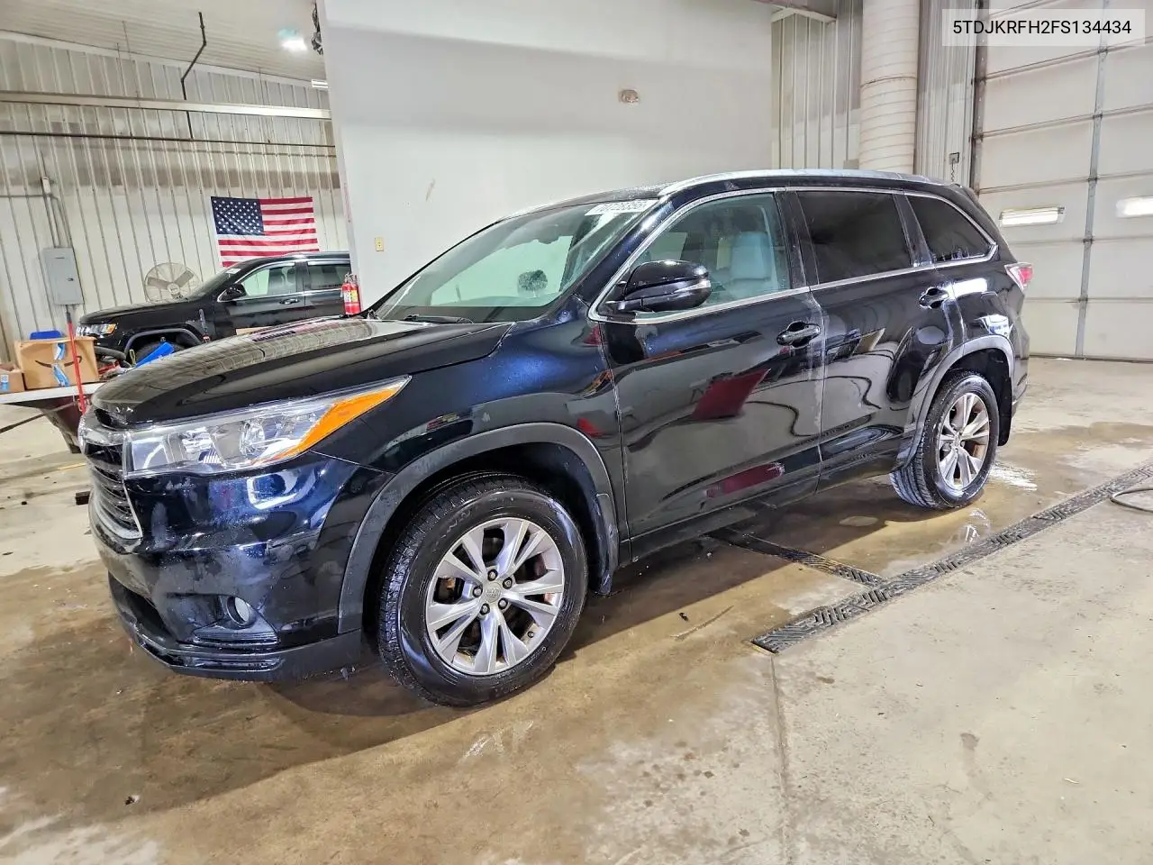 TOYOTA HIGHLANDER 2015, VIN 5TDJKRFH2FS134434