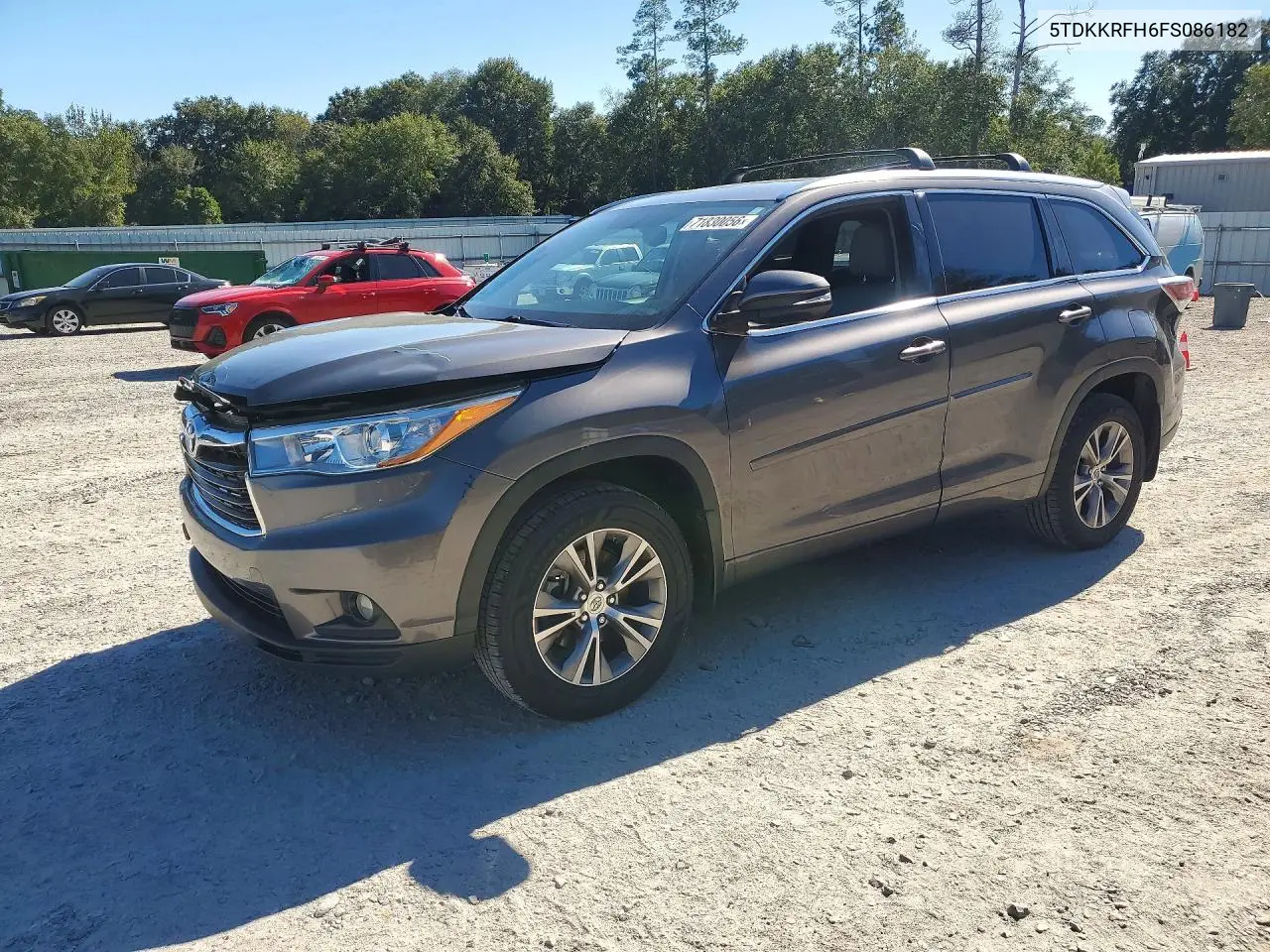 TOYOTA HIGHLANDER 2015, VIN 5TDKKRFH6FS086182