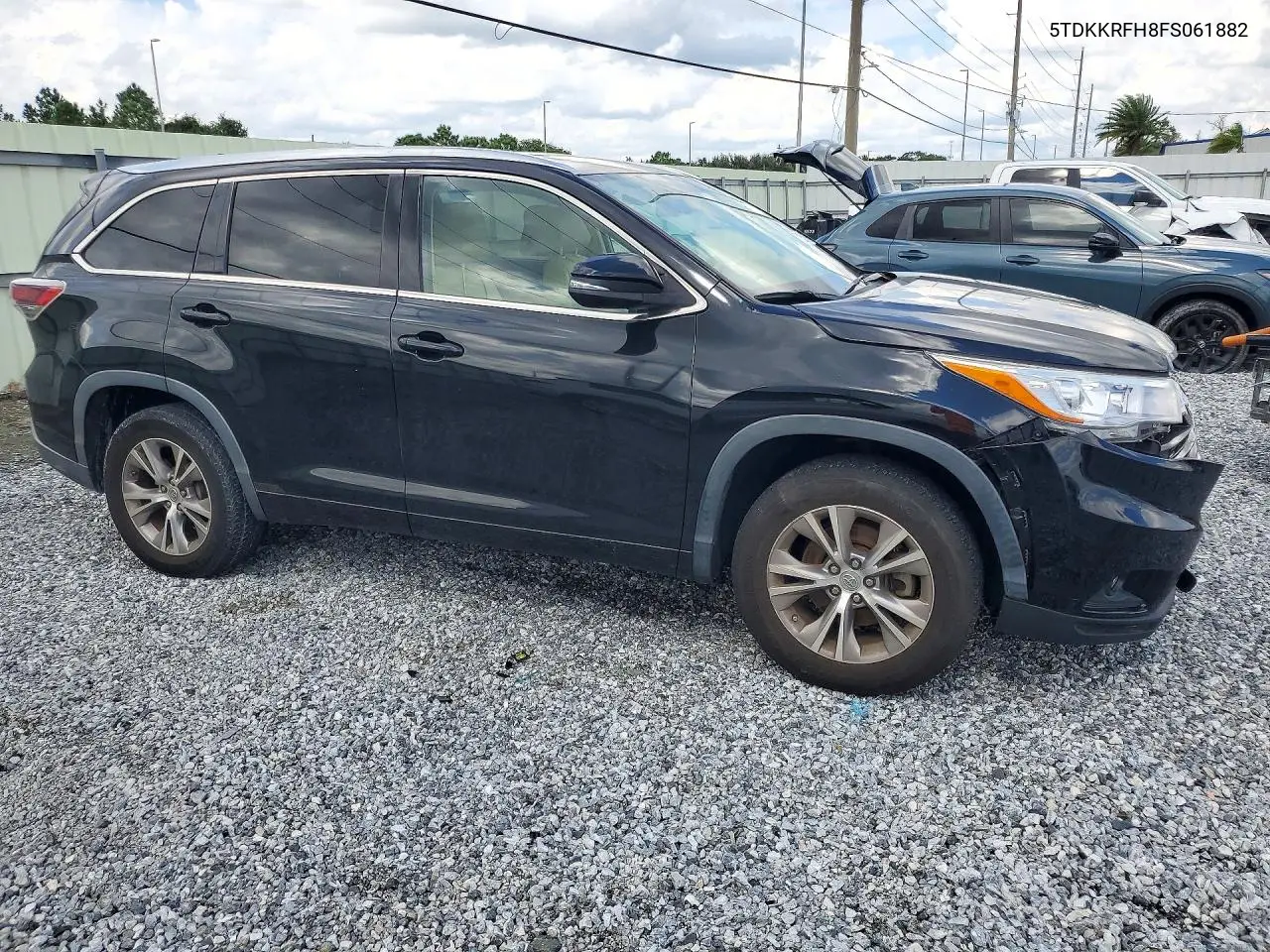 2015 TOYOTA HIGHLANDER VIN 5TDKKRFH8FS061882 — фото 4