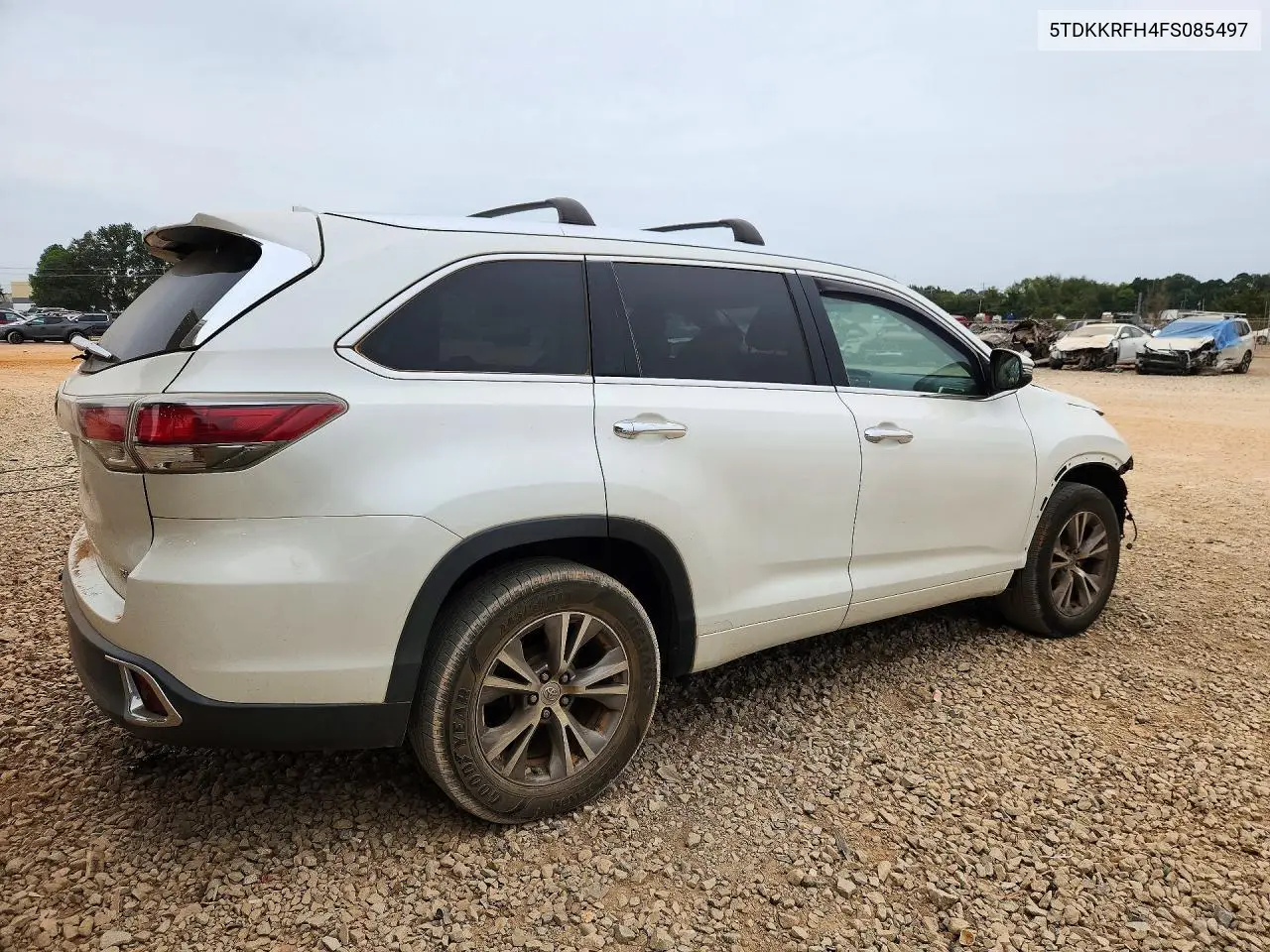 2015 TOYOTA HIGHLANDER VIN 5TDKKRFH4FS085497 — фото 3