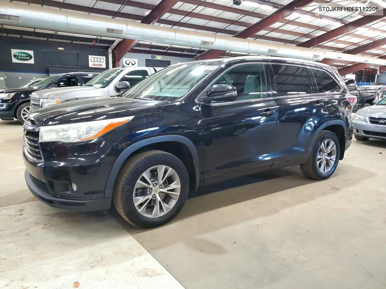 TOYOTA HIGHLANDER 2015, VIN 5TDJKRFH0FS112206
