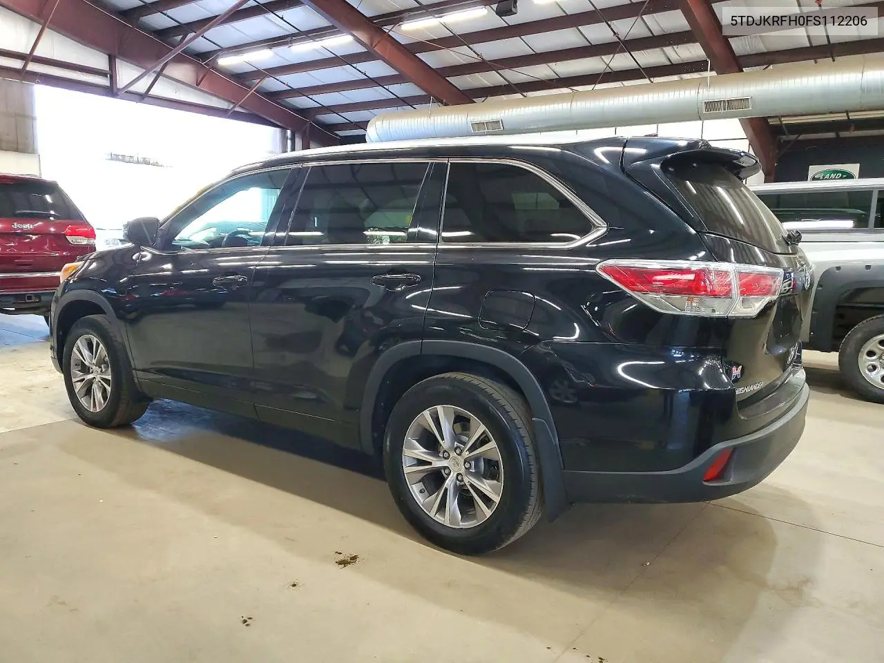 2015 TOYOTA HIGHLANDER VIN 5TDJKRFH0FS112206 — фото 2