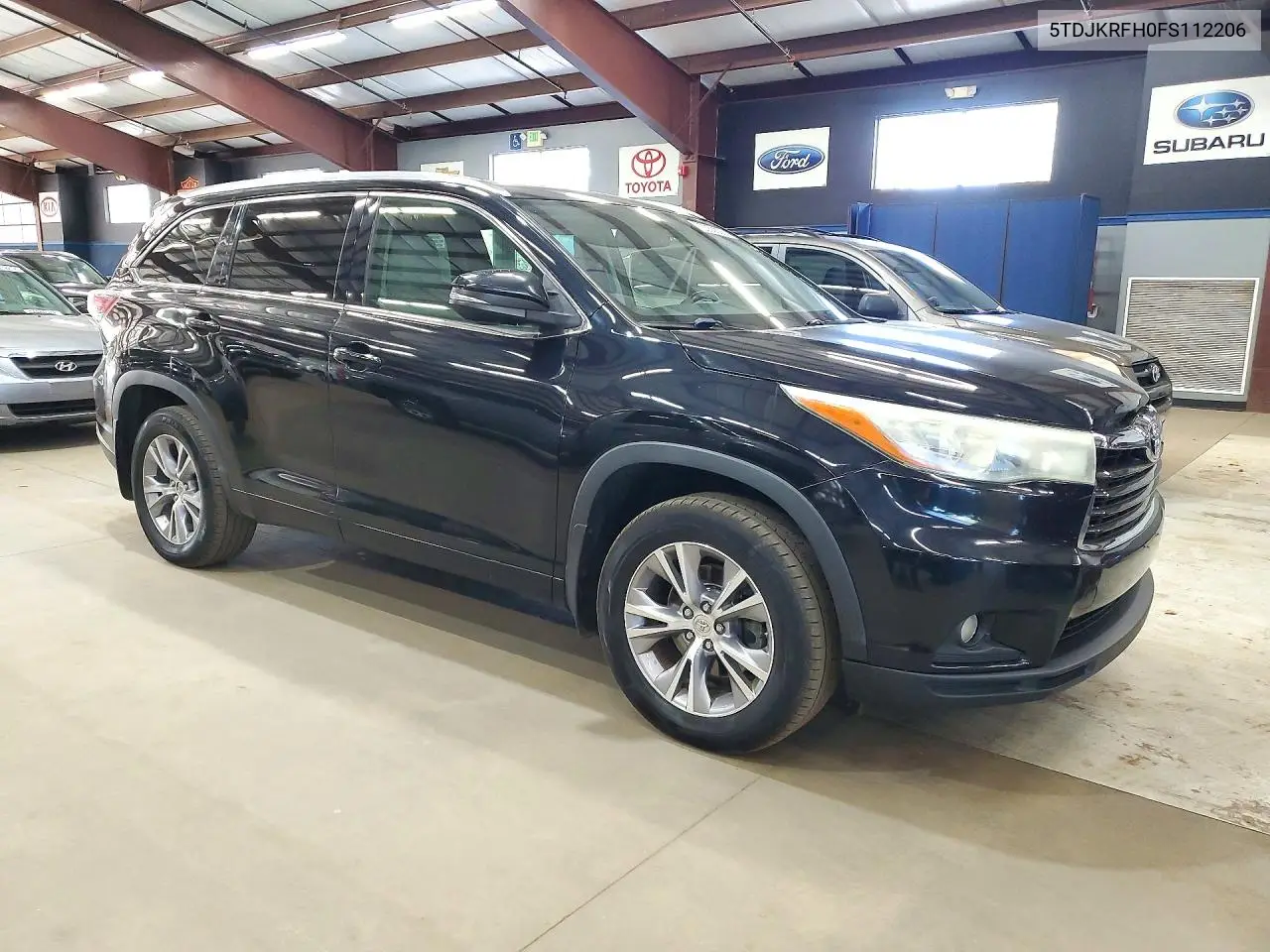 2015 TOYOTA HIGHLANDER VIN 5TDJKRFH0FS112206 — фото 4