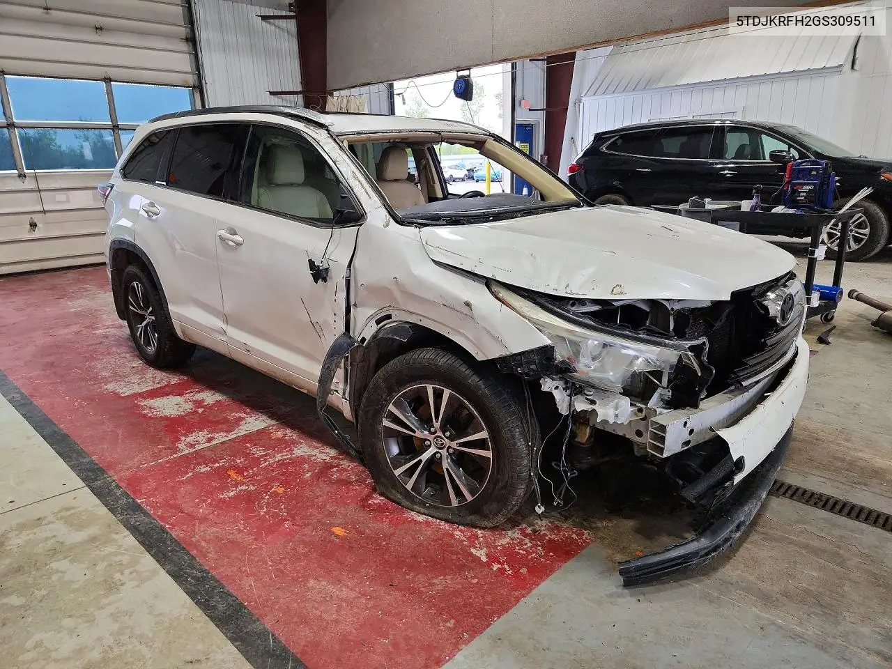 2016 TOYOTA HIGHLANDER VIN 5TDJKRFH2GS309511 — фото 4