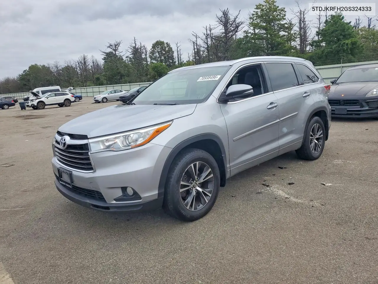 TOYOTA HIGHLANDER 2016, VIN 5TDJKRFH2GS324333