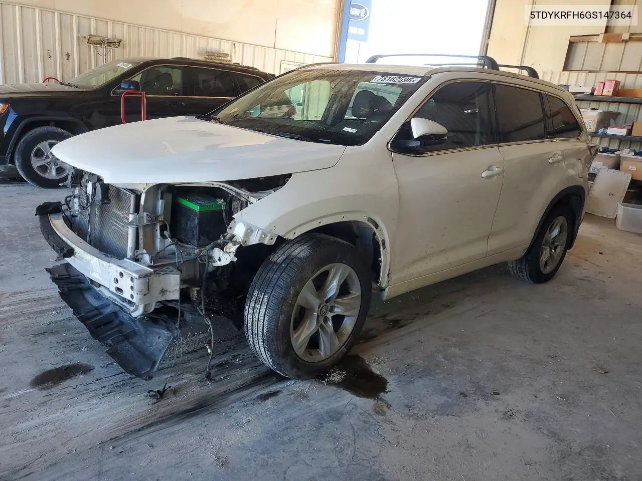 TOYOTA HIGHLANDER 2016, VIN 5TDYKRFH6GS147364