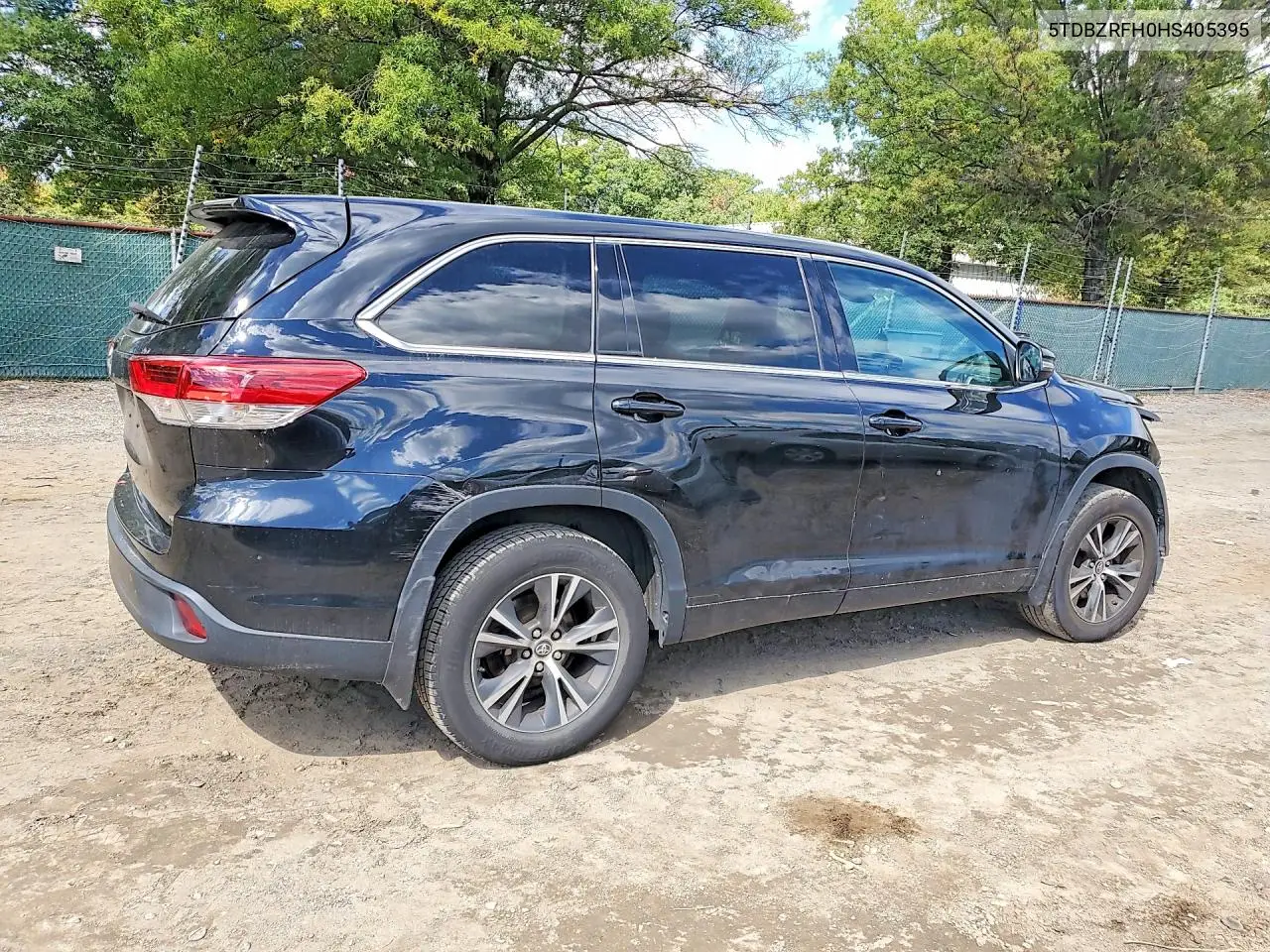 2017 TOYOTA HIGHLANDER VIN 5TDBZRFH0HS405395 — фото 3