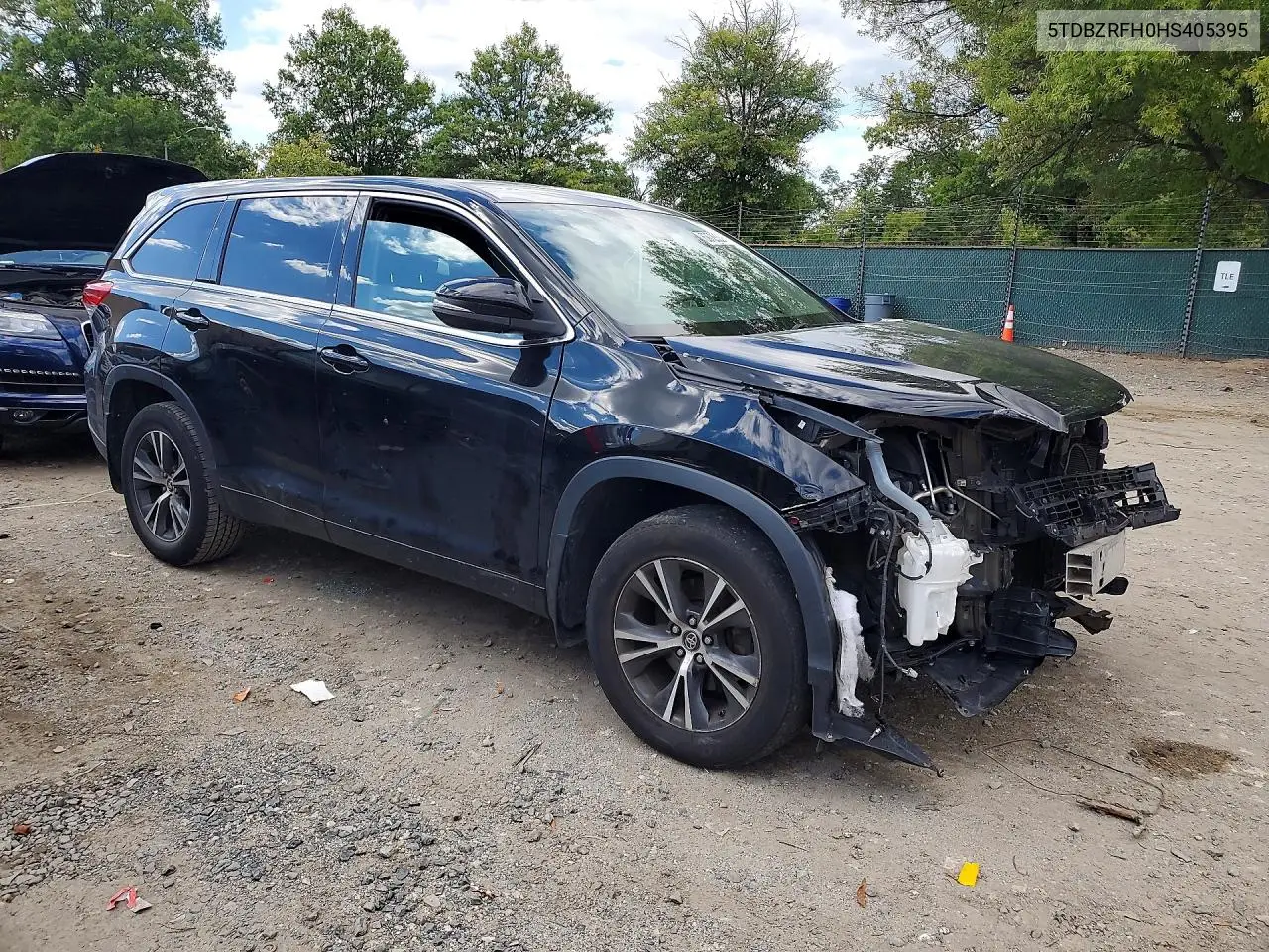 2017 TOYOTA HIGHLANDER VIN 5TDBZRFH0HS405395 — фото 4