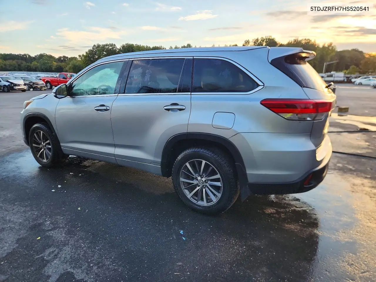 2017 TOYOTA HIGHLANDER VIN 5TDJZRFH7HS520541 — фото 2