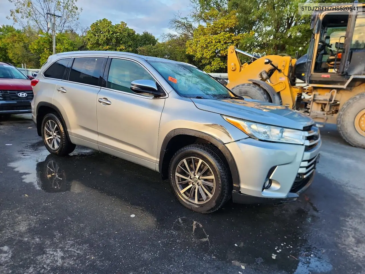 2017 TOYOTA HIGHLANDER VIN 5TDJZRFH7HS520541 — фото 4