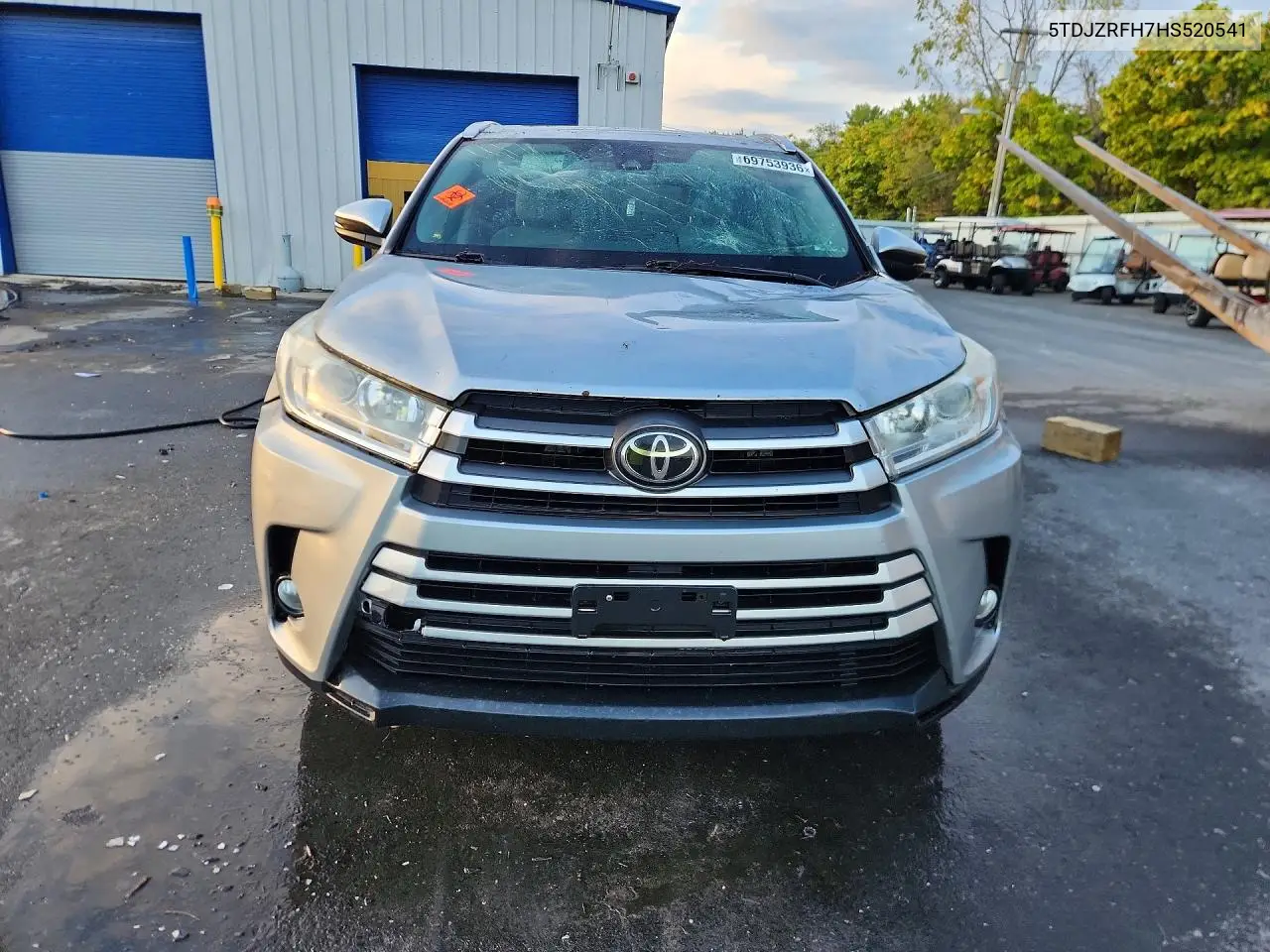 2017 TOYOTA HIGHLANDER VIN 5TDJZRFH7HS520541 — фото 5
