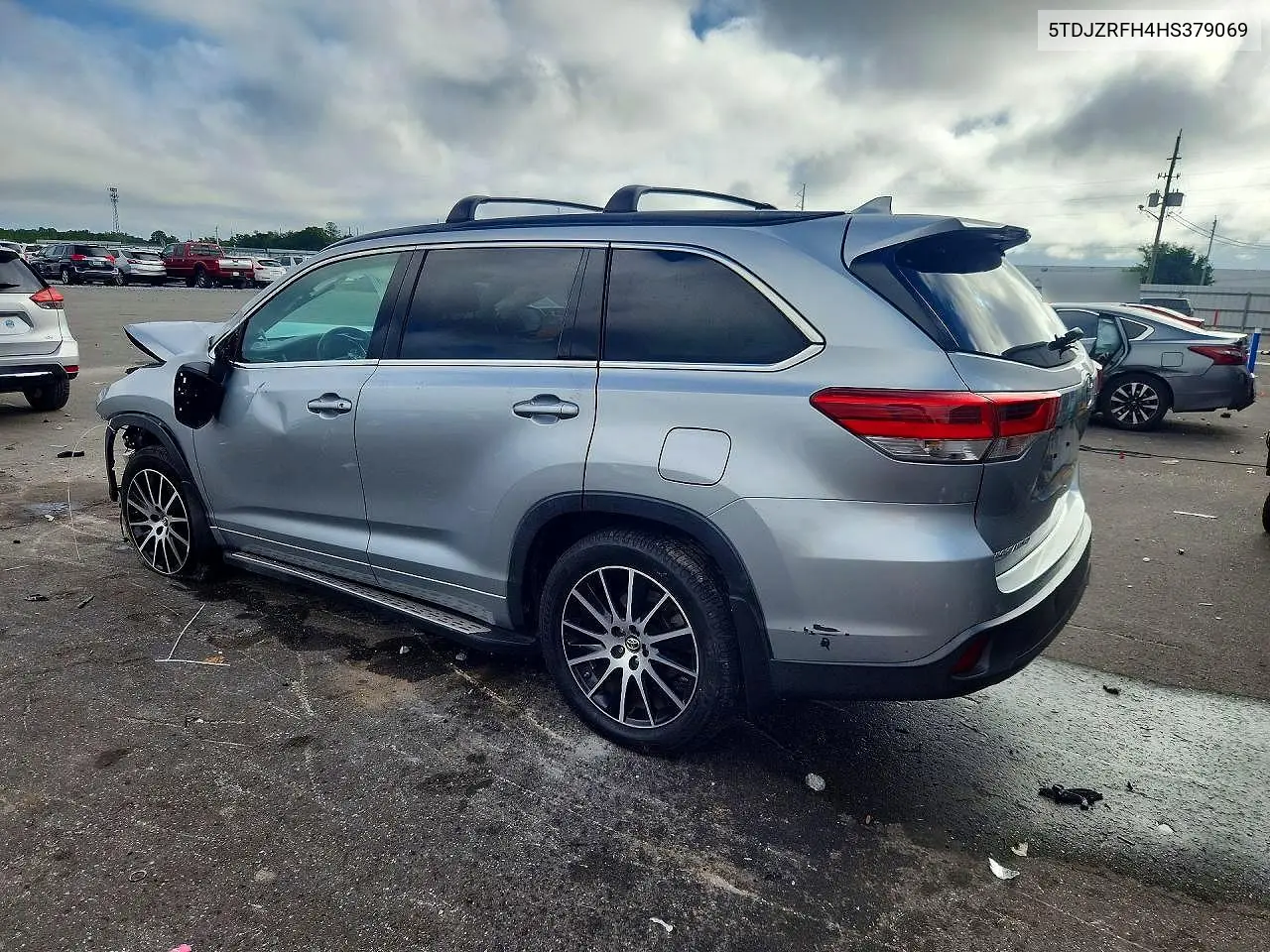 2017 TOYOTA HIGHLANDER VIN 5TDJZRFH4HS379069 — фото 2