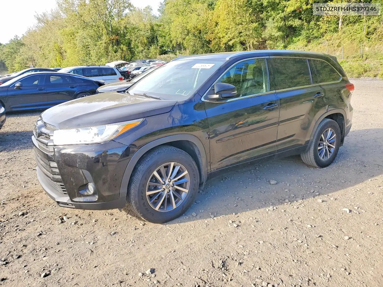 TOYOTA HIGHLANDER 2017, VIN 5TDJZRFH4HS379346