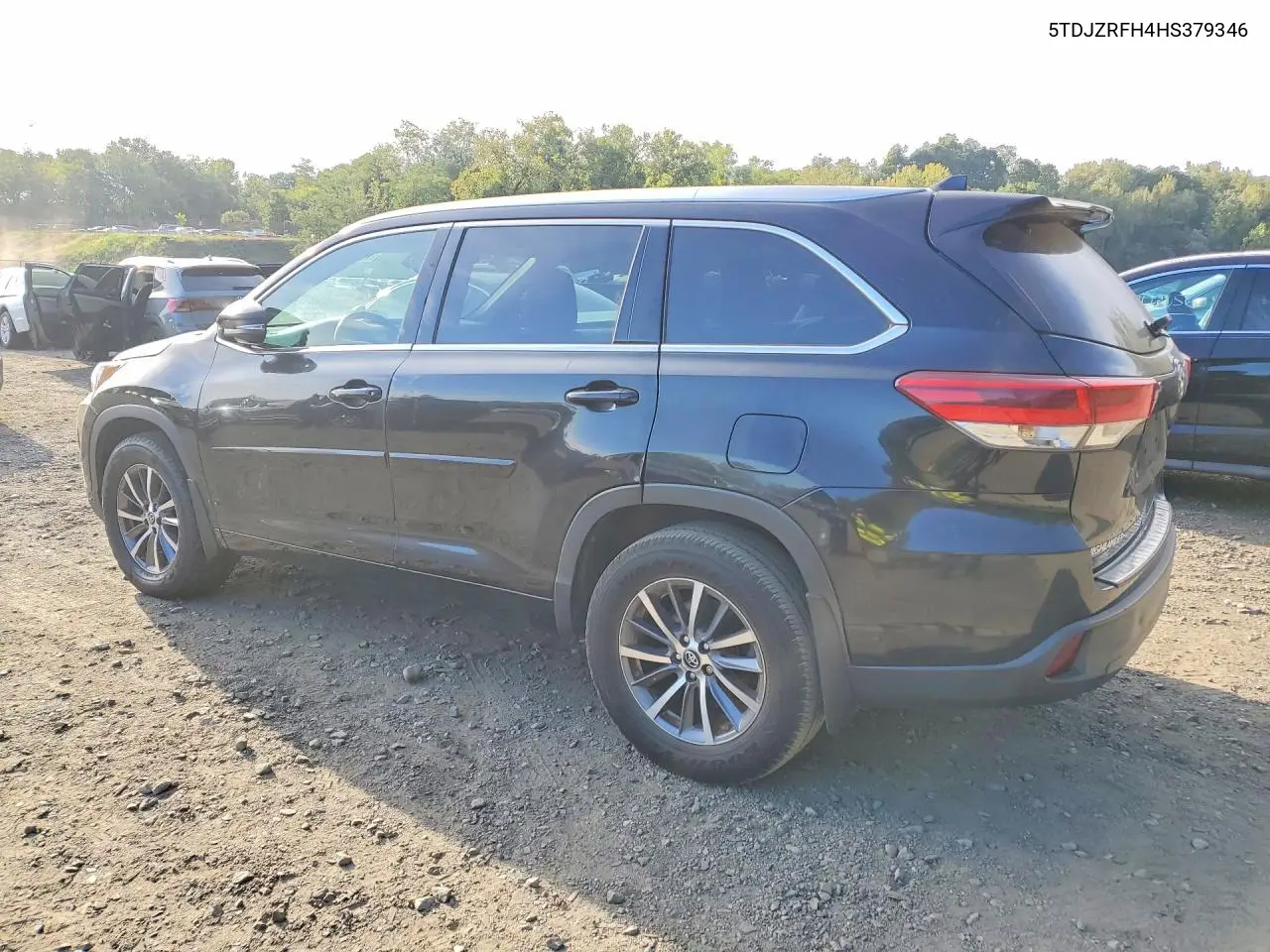 2017 TOYOTA HIGHLANDER VIN 5TDJZRFH4HS379346 — фото 2
