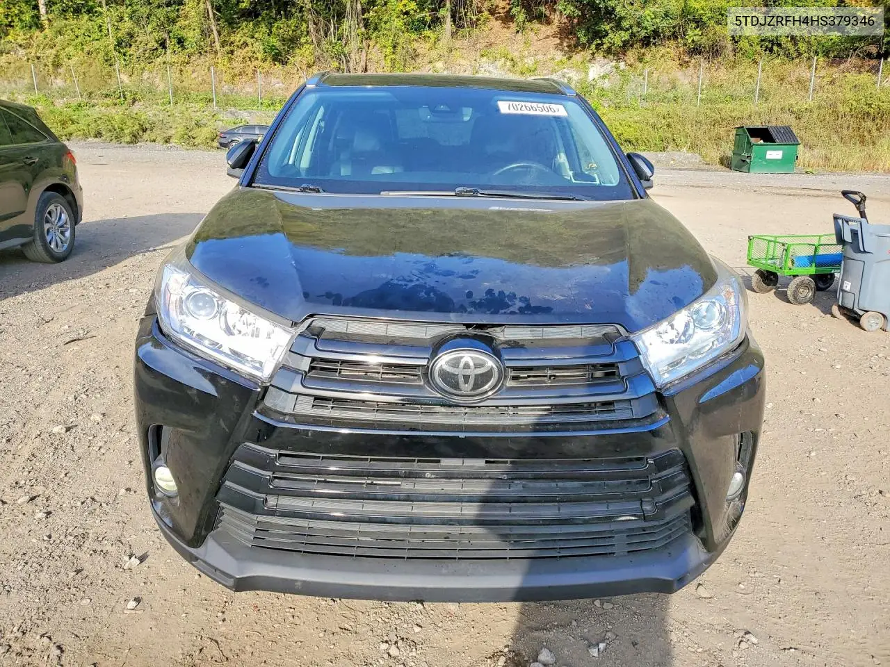 2017 TOYOTA HIGHLANDER VIN 5TDJZRFH4HS379346 — фото 5