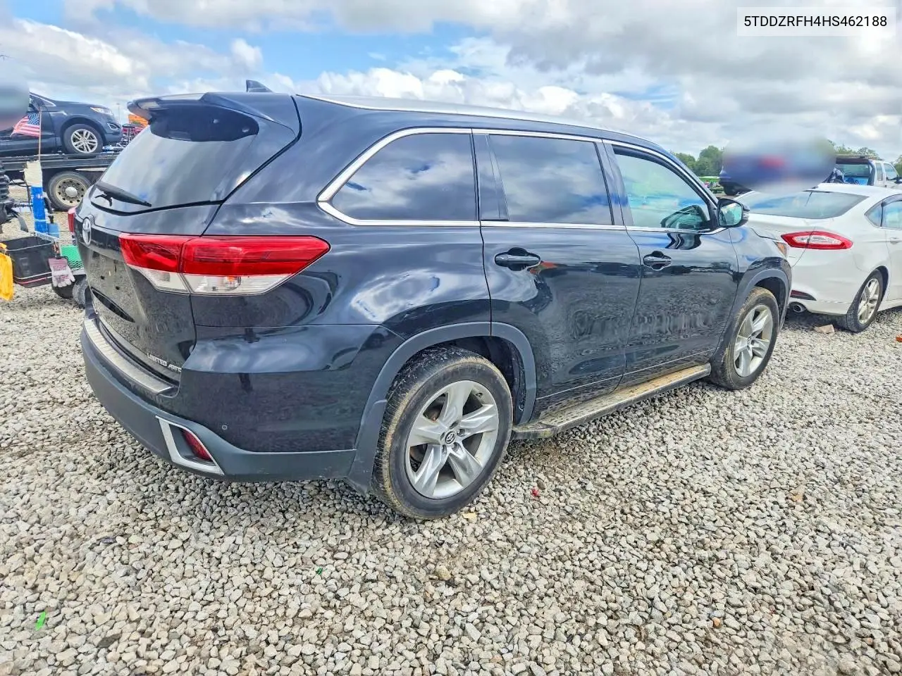 2017 TOYOTA HIGHLANDER VIN 5TDDZRFH4HS462188 — фото 3