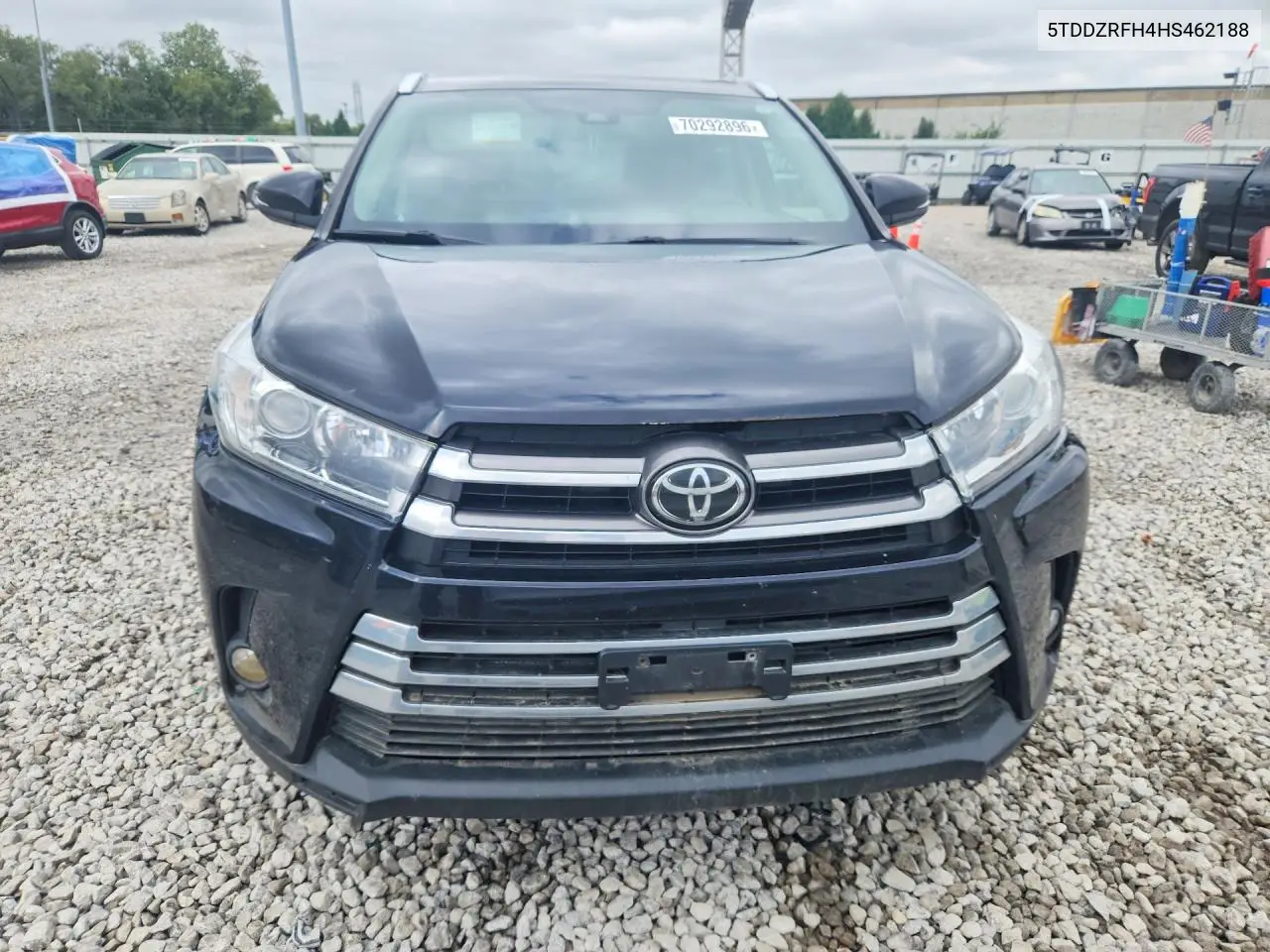 2017 TOYOTA HIGHLANDER VIN 5TDDZRFH4HS462188 — фото 5