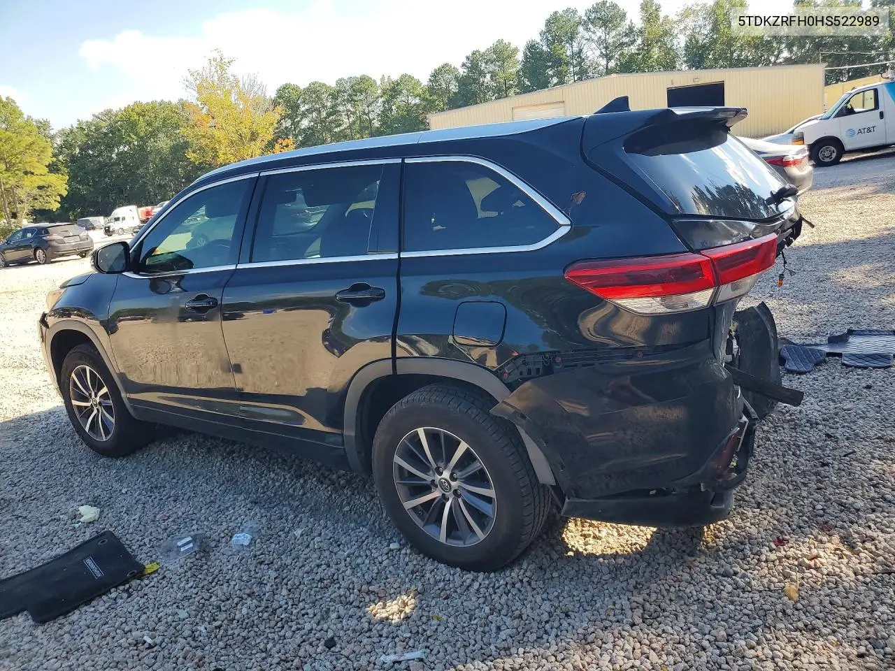 2017 TOYOTA HIGHLANDER VIN 5TDKZRFH0HS522989 — фото 2